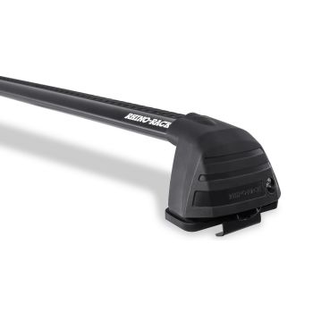 Rhino Rack Vortex ROC25 Flush Black 2 Bar Roof Rack fits Mitsubishi 380 Sedan 10/05-On RV0003B