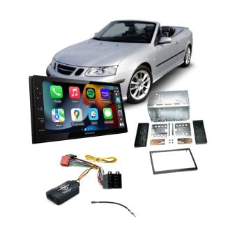 Saab 9-5 2001-2005 Manual Apple CarPlay Android Auto Head Unit Upgrade Kit