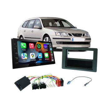 Saab 9-5 2006-2007 Manual Apple CarPlay Android Auto Head Unit Upgrade Kit
