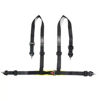 SAAS S4102S Harness 4 Point Black 2" Snap Hook Clip