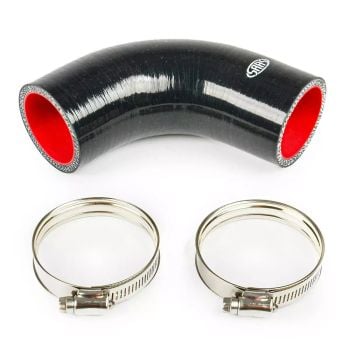 SAAS SSH2011 Silicone Intercooler Black Cold/Hot Side Bottom Pipe fits Ford Ranger PJ-PK 2.5-3.0