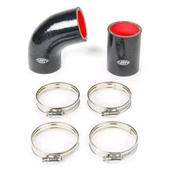 SAAS SSH4311-KIT Silicone Intercooler Black 2 Pipe Kit fits Nissan Navara D22 YD25 2.5
