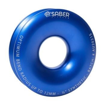 Saber Offroad EzyGlide 12,500kg Recovery Recovery Ring and Bag Blue SBR-12BRR