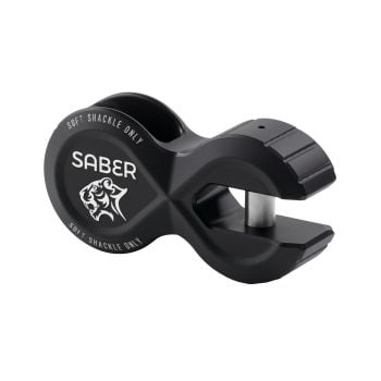 Saber Offroad 7075 Alloy Winch Shackle Pro Cerakote Black SBR-AWSPROCBLK