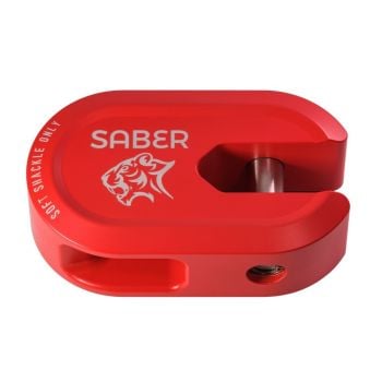 Saber Offroad Alloy Winch Shackle Short Cerakote Red SBR-AWSSCR