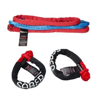 Saber Offroad 12mm SaberPro Bridle & Twin 15K Soft Shackle Kit SBR-BRK12-5