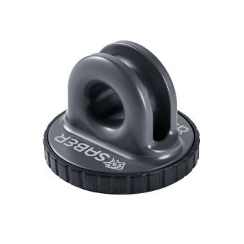 Saber Offroad 6061 Aluminium Spliced Winch Thimble PRO Cerakote Grey SBR-SWTPROCG