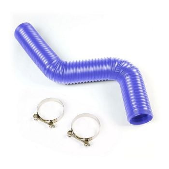 SAAS SDH76761000E Flexible Air Induction/Brake Ducting Black 76mm X 1m Blue