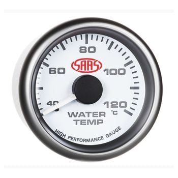 SAAS 52mm Water Temperature Gauge White face