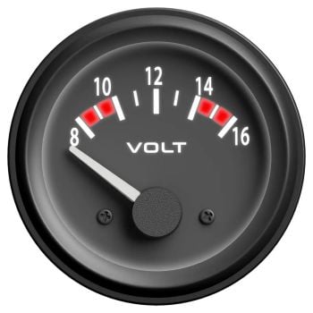 SAAS Volt Gauge 8v - 18v (12v) SG72250