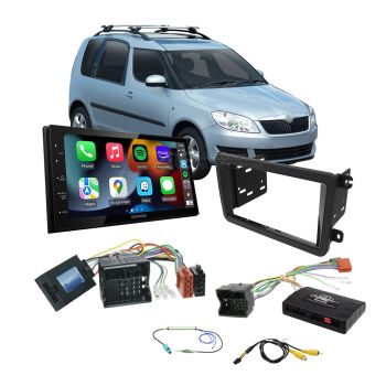 Skoda Roomster 2007-2013 Apple CarPlay Android Auto Head Unit Upgrade Kit