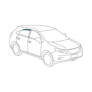 Protective Plastics N180SLRT Slimline Weathershield Nissan Xtrail T30