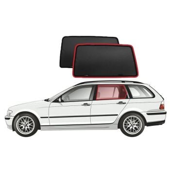 Snap Shades BMW032-2 Rear Window Shades fits BMW 3 Series Wagon 97-06
