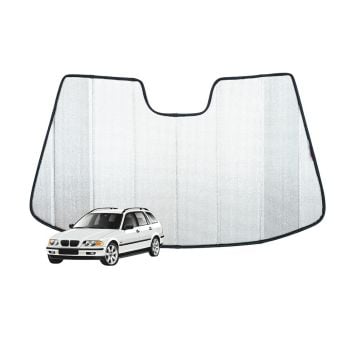Snap Shades BMW032-5 Front Windscreen Sun Shade fits BMW 3 Series Wagon/Sedan 97-06