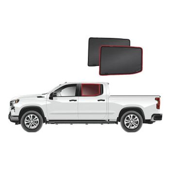 Snap Shades CHE001-2 Rear Window Shades fits Chevrolet Silverado 1500 Crew Cab 2019-on