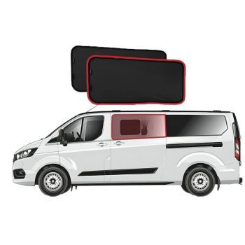 Snap Shades FOR028-2 Rear Window Shades fits Ford Transit Custom/Tourneo Custom 12-24