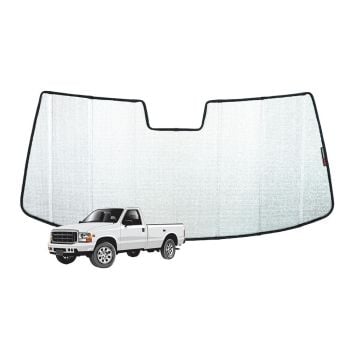 Snap Shades FOR036-5 Front Windscreen Sun Shade fits Ford Super Duty/F-Series/Excursion 99-07