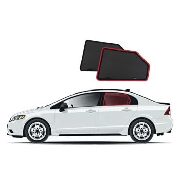 Snap Shades HON020-2 Rear Window Shades fits Honda Civic Hatchback 05-12