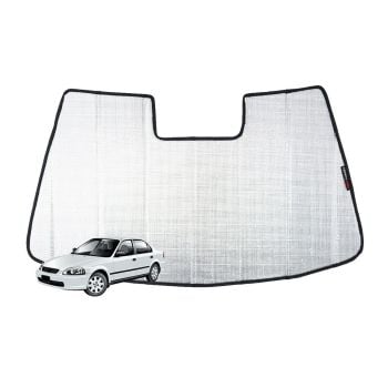 Snap Shades HON041-5 Front Windscreen Sun Shade fits Honda Civic Sedan 96-00