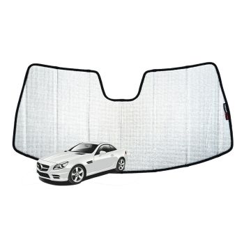 Snap Shades MER035-5 Front Windscreen Sun Shade fits Mercedes-Benz SLK-Class 11-12