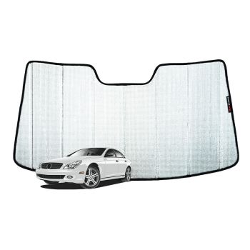 Snap Shades MER037-5 Front Windscreen Sun Shade fits Mercedes-Benz CLS-Class 04-10