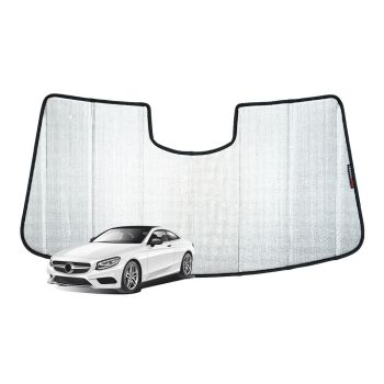 Snap Shades MER048-5 Front Windscreen Sun Shade fits Mercedes-Benz S-Class Coupe/Convertible 15-21