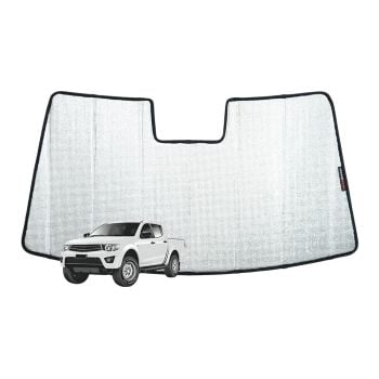 Snap Shades MIT012-5 Front Windscreen Sun Shade fits Mitsubishi Triton/L200 06-15