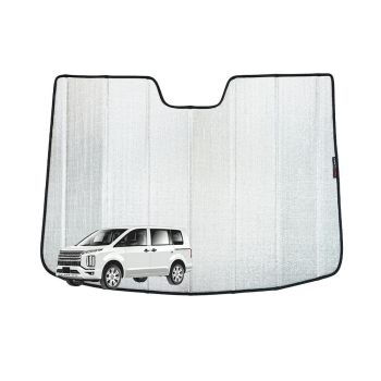 Snap Shades MIT017-5 Front Windscreen Sun Shade fits Mitsubishi Delica 2007-on