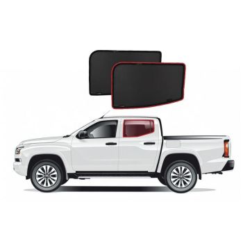 Snap Shades MIT021-2 Rear Window Shades fits Mitsubishi Triton 2023-on