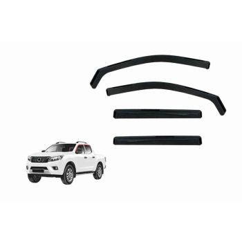 Snap Shades NIS005-8 Weather Shields fits Nissan Navara/NP300 2014-on