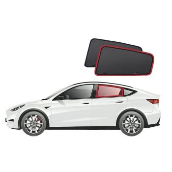 Snap Shades TES004-2 Rear Window Shades fits Tesla Model Y 20-24