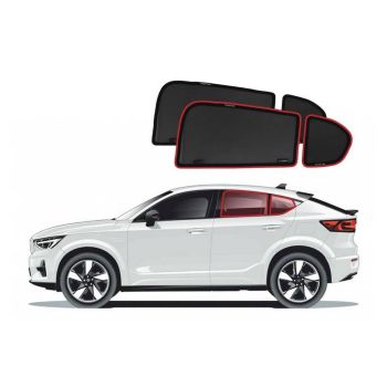 Snap Shades VOL014-2 Rear Window Shades fits Volvo C40 Recharge/C40/EC40 Coupe SUV 2021-on