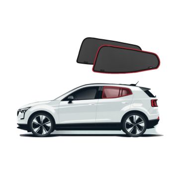 Snap Shades VOL017-2 Rear Window Shades fits Volvo EX30 2023-on