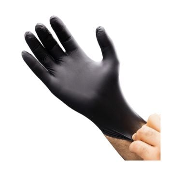 SP Tools Workshop Gloves Disposable Nitrile Black X-Large 100 Box SP68804