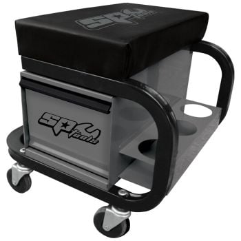 SP Tools Workshop Seat with 1 Drawer Grey SPR-18