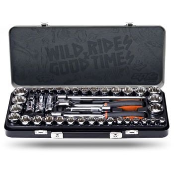 SP Tools Socket Set 1/2" Drive 12Pt 41pc Metric/SAE Special Edition SP29300X