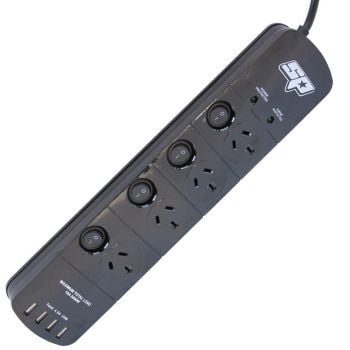 SP Tools Power Board with 4 Outlet/4 USB Ports SP69998