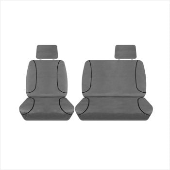 Sperling Car Seat Covers Tradie Canvas Front fits Toyota Hilux Single Cab 05/05-06/15 RM1026.TRG