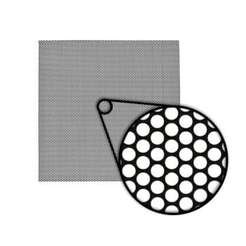 Stinger InstallBay Metal Mesh Grille Material Small Circle Pattern IBGMSC18