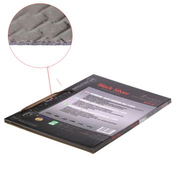 STP Silver Line Black-Silver Bulk Pack Sound Deadener Mat 0.2m2 STPBSSK