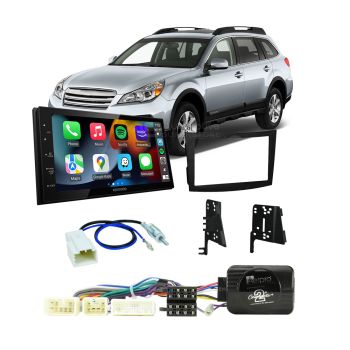 Subaru Outback 2009-2014 Small Screen Apple CarPlay Android Auto Head Unit Upgrade Kit