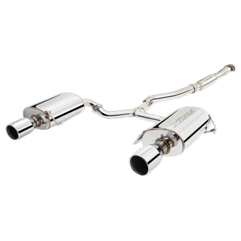XForce Raw 409 Stainless Steel 2.25 Inch Cat-Back System