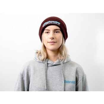 Superior Maroon Beanie with White Outline Logo Each SUP-BEANIE-MRN-WHT