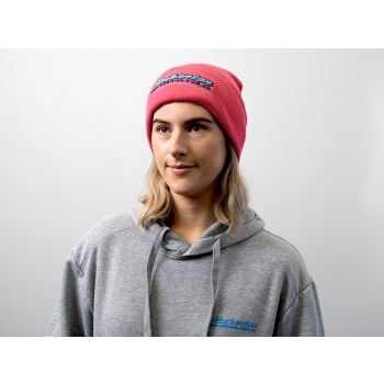 Superior Pink Beanie with Black Outline Logo Each SUP-BEANIE-PNK-BLK