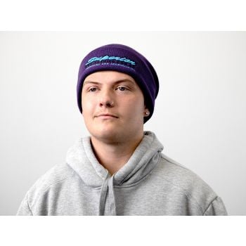 Superior Purple Beanie with Black Outline Logo Each SUP-BEANIE-PUR-BLK