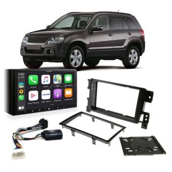 Suzuki Grand Vitara 2005-2013 Apple CarPlay Android Auto Head Unit Upgrade Kit