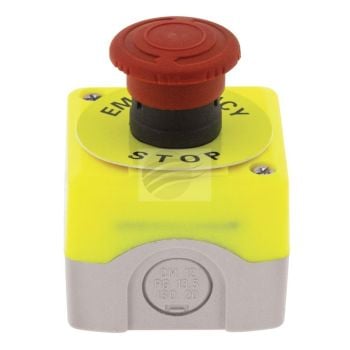 Jaylec SW0182 Emergency Stop Switch Latching N/Closed and N/Open Contacts