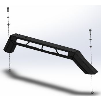 Offroad Animal Stealth Top Hoop Type B fits Jeep Wrangler JK/JT/JL TB-COM-JK-ASM0