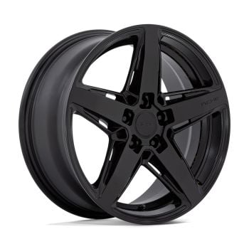 Niche M269 Teramo 18x8 5x100 +30 Offset Black Wheel