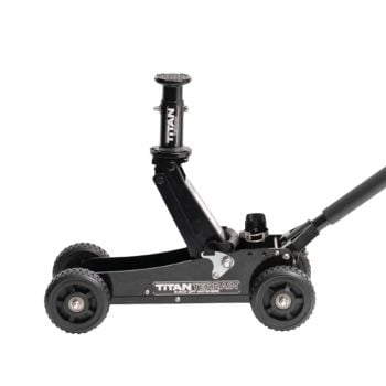 Titan Terrain 1.5 Tonne Rugged Floor Jack Hi Lift Hydraulic Trolley Jack Black TTRFJ-1500